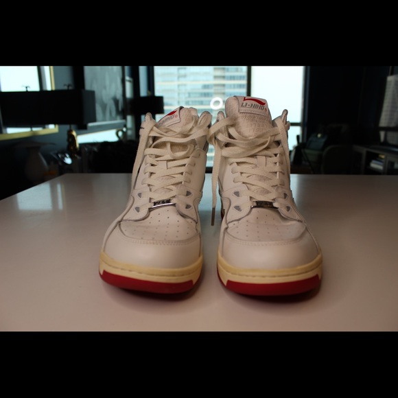 Li-Ning White 937 Deluxe Hi Sneakers - Picture 2 of 6